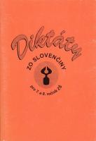 Diktáty zo slovenčiny pre 7. a 8. ročník ZŠ