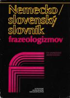 Nemecko - slovenský slovník frazeologizmov