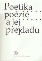 Poetika poézie a jej prekladu