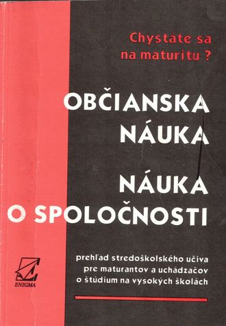 13625 Občianska náuka / Náuka o spoločnosti (Prehľad stredoškolského učiva* – Obrázok 1