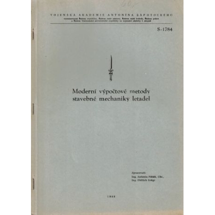 Moderní výpočtové metody stavebé mechaniky letadel