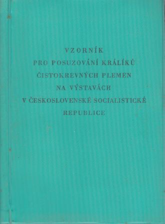 93194 Vzorník pro posuzování králíků čistokrevných plemen na výstavách v Československé socialistické republice – Obrázok 1