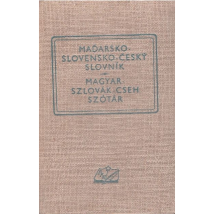 Maďarsko - slovensko - český slovník