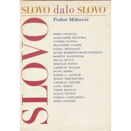 fedor mikovic slovo dalo slovo