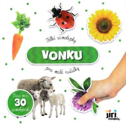 Veľké samolepky pre malé ručičky Vonku