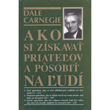 ako si ziskavat priatelov a posobit na ludi carnegie