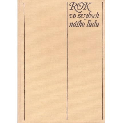 rok vo zvykoch nasho ludu horvathova