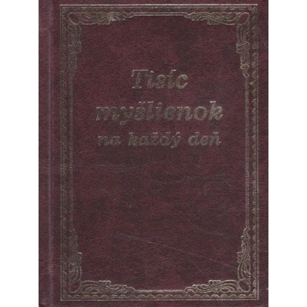 tisic myslienok na kazdy den vendrinsky