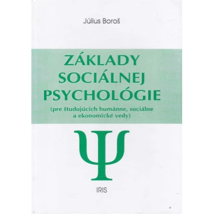 zaklady socialnej psychologie boros julius